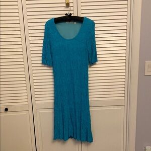 Chico's Vibrant Blue Knit Dress